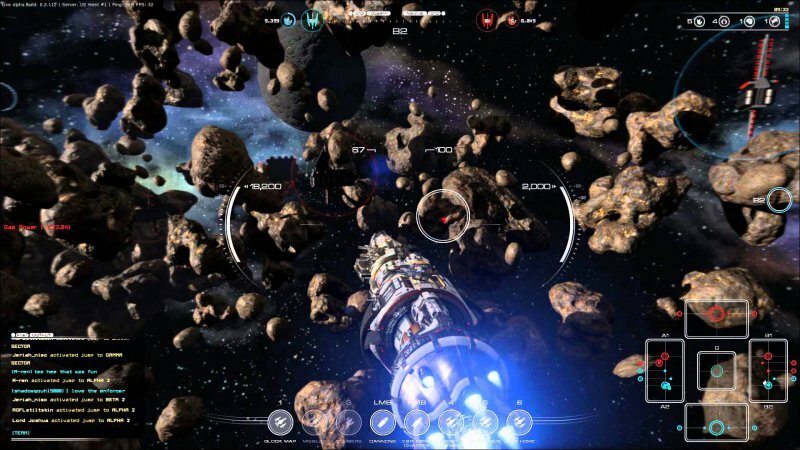 Каждый сектор представляет собой "боевую арену" с точками захвата