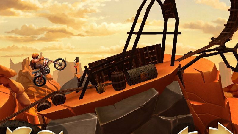 Вас ожидает крутая графика и опасные виражи